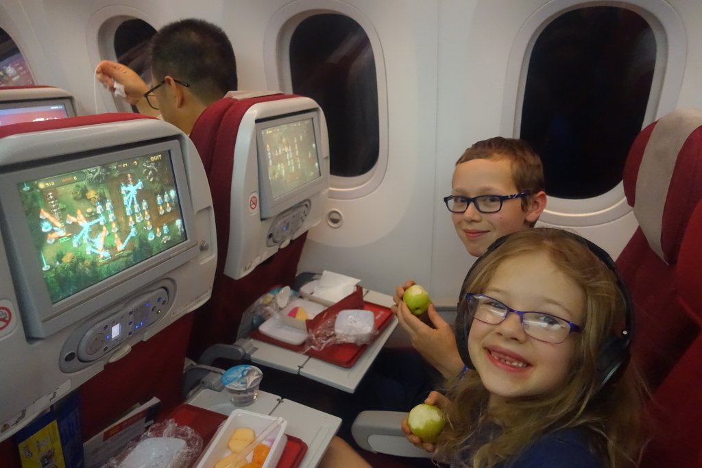 Hainan Airlines flight to China