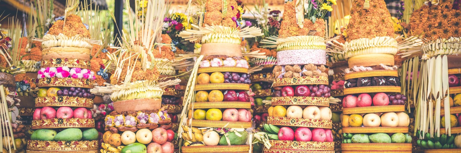 Balinese food offerings