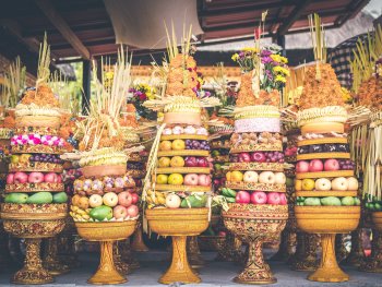 Balinese food offerings