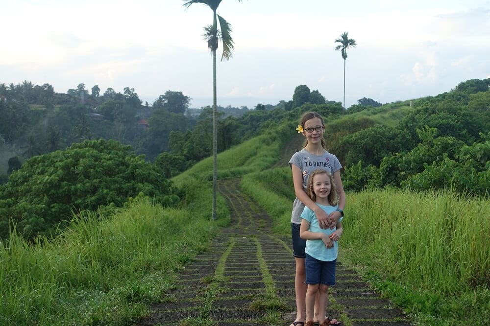 Ridge Walk trail in Bali