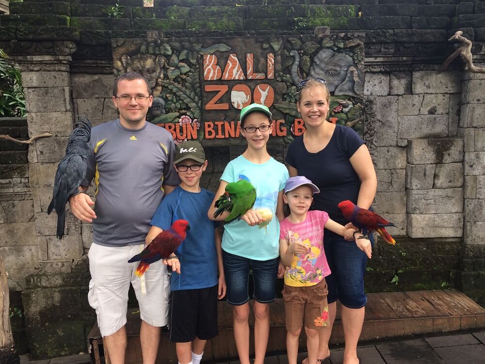 Birds at Bali Zoo