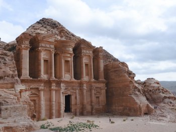 Ancient architecture in Petra, Jordan