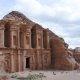 Ancient architecture in Petra, Jordan