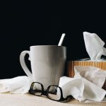 Mug with tissues