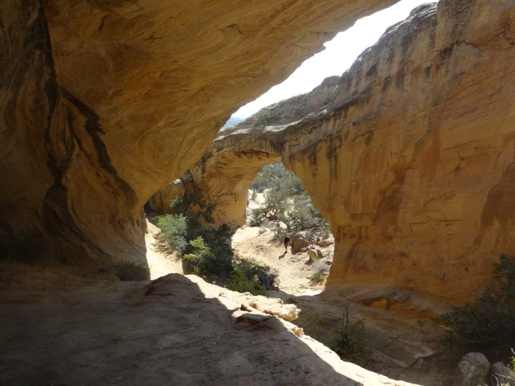 Moonshine Arch with person