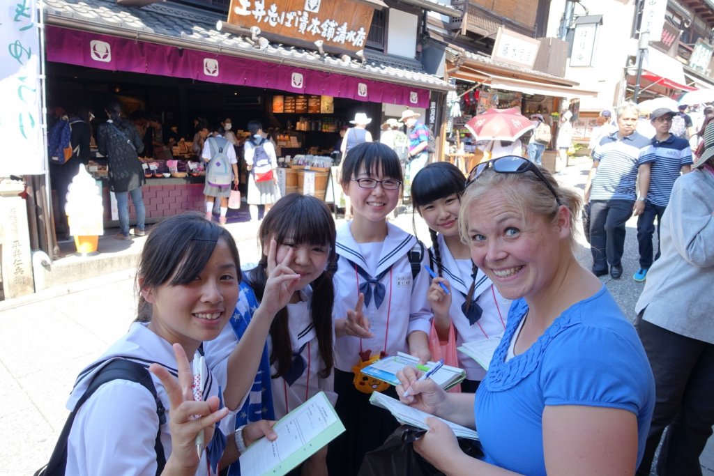 Japanese school girls