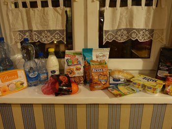 Food in Poland from grocery store