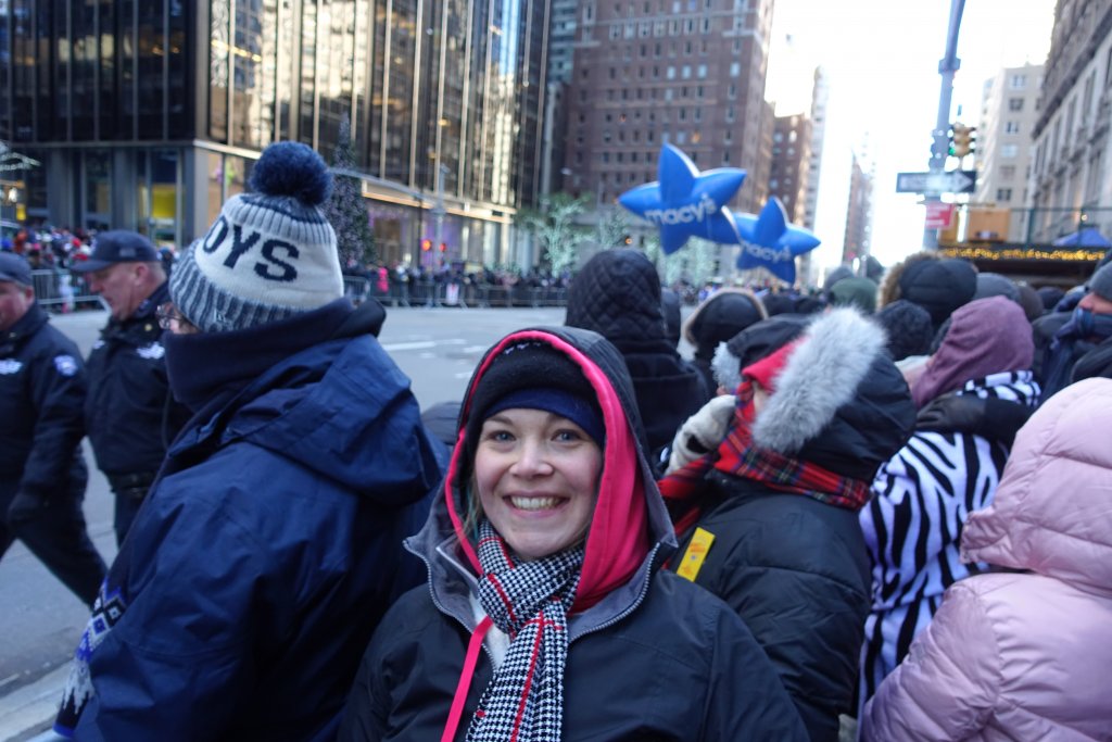 Macys balloons in parade