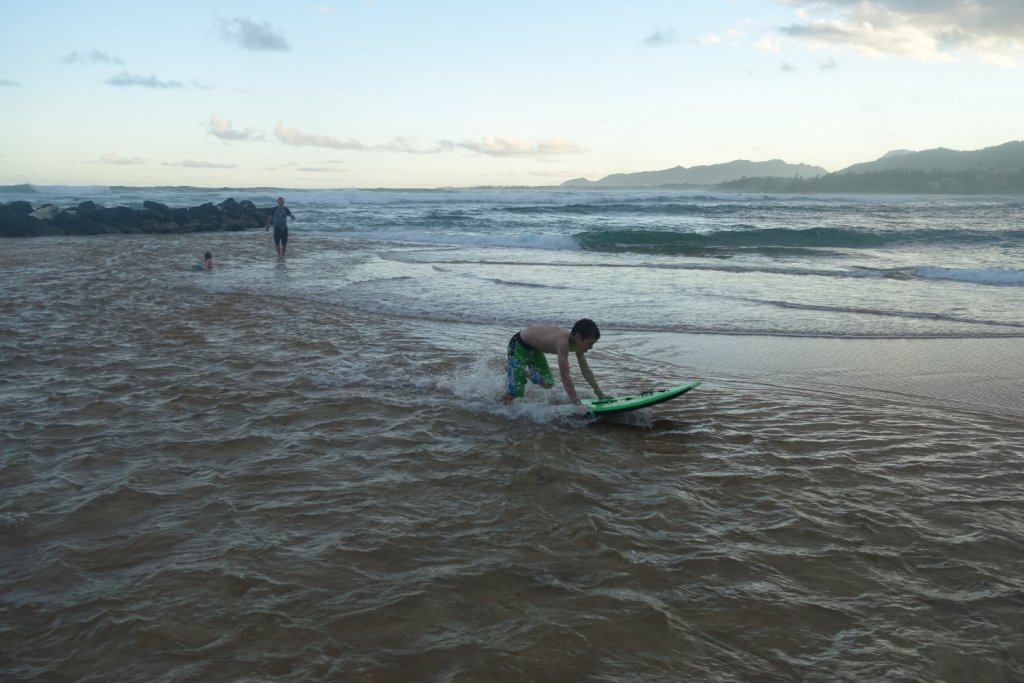 Boogie boarding