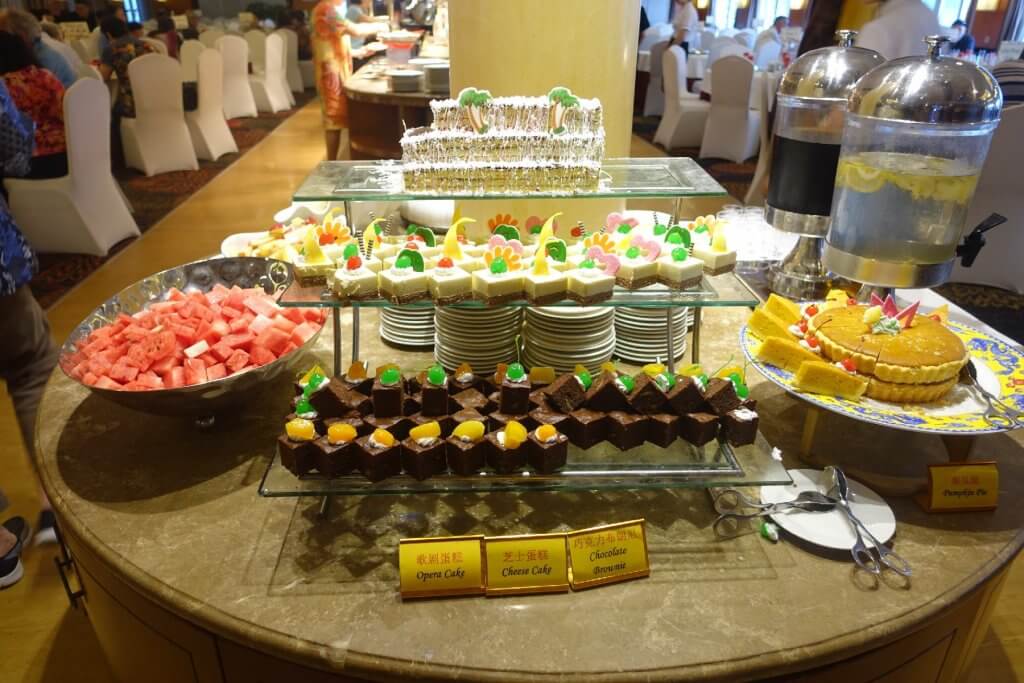 Sweets options on Century Diamond cruise