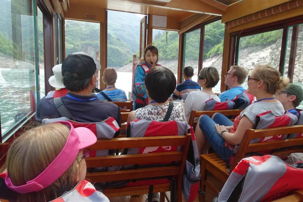 Boat ride on the river with tour guide