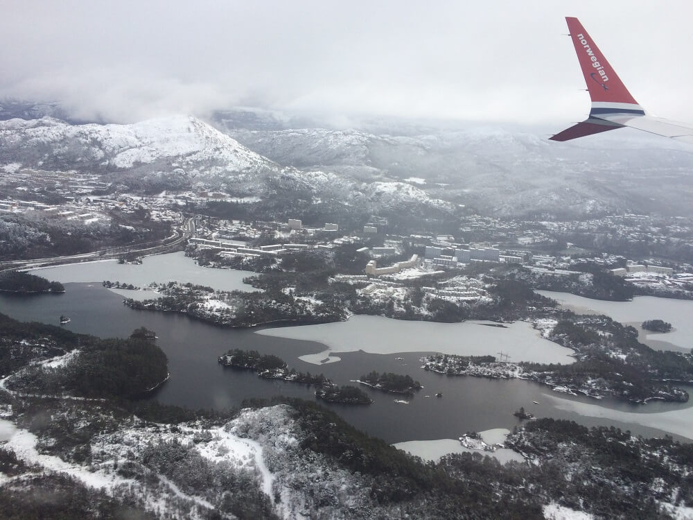 Bergen from the air