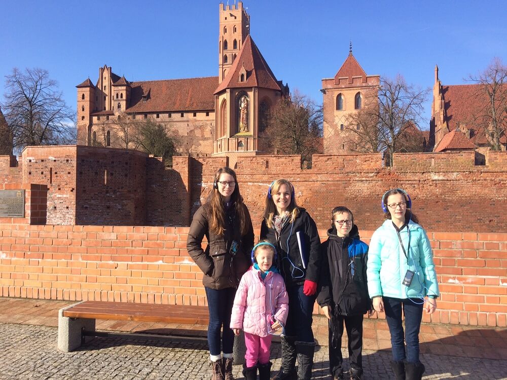 Starting the Malbork Castle tour