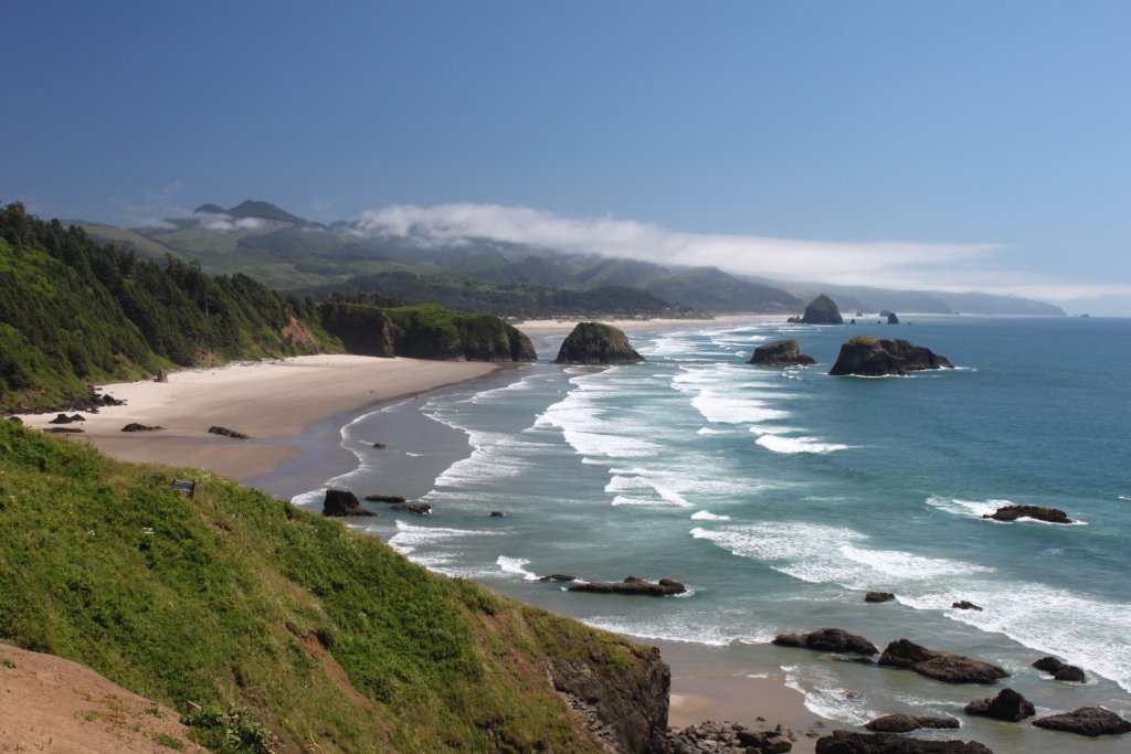 Crescent Beach view from Ecola Point