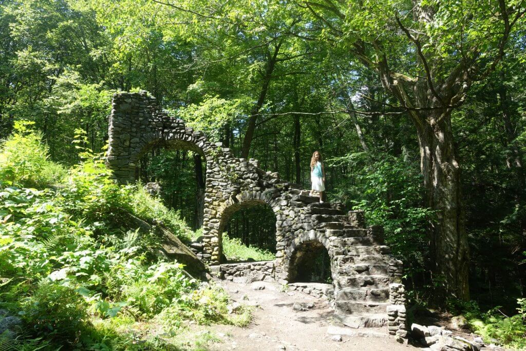 rock staircase structure with no walls