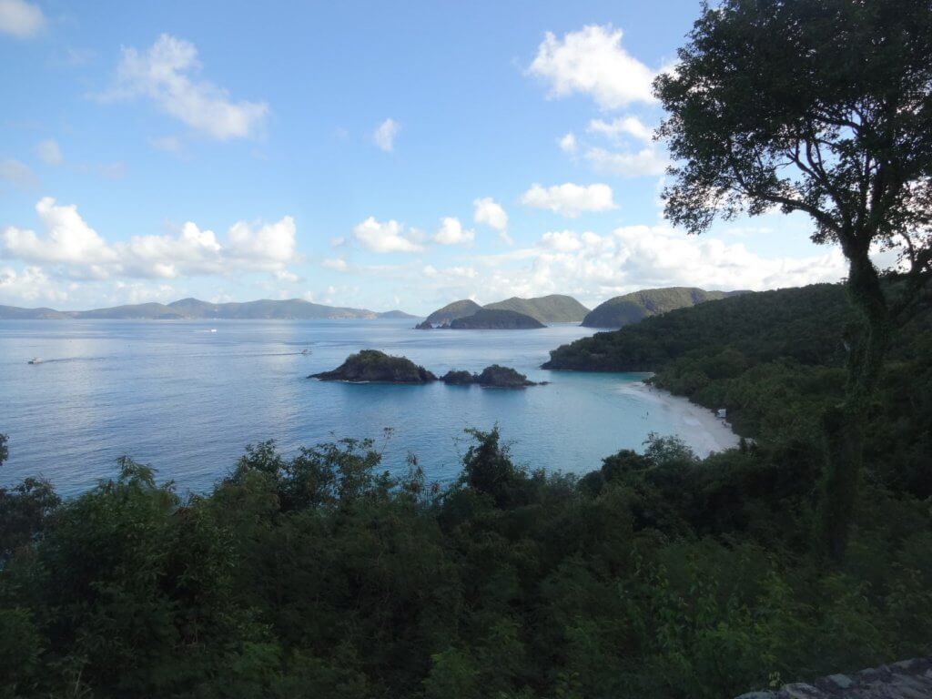 view of Cinnamon Bay on St. John