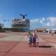 kids in front of Carnival Fascination