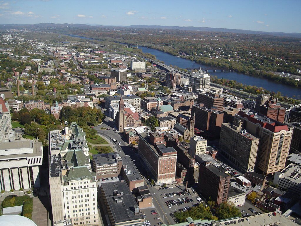 buildings in a city