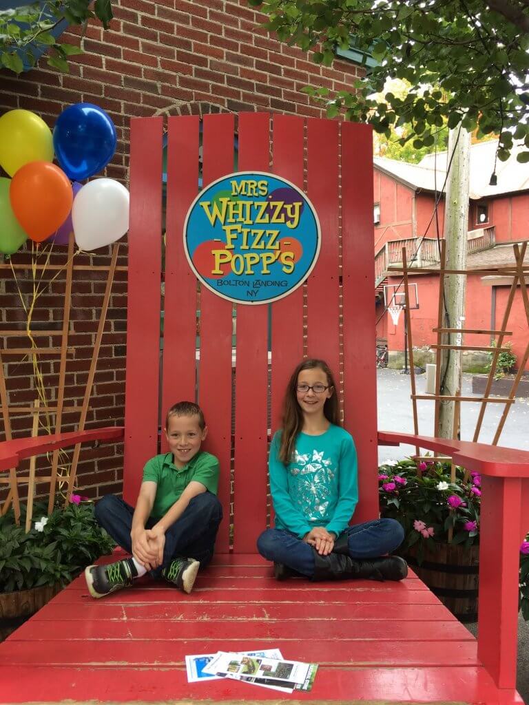 kids on large chair