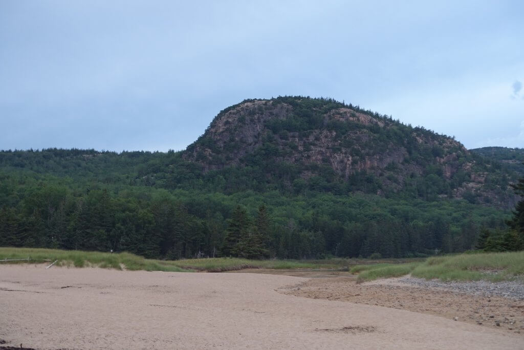 mountain and beach