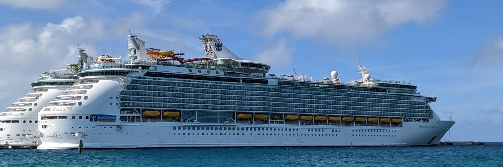 cruise ship in the water