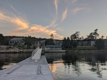 hotel and pier