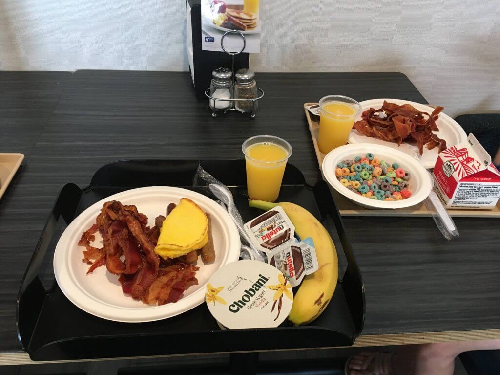 hotel breakfast