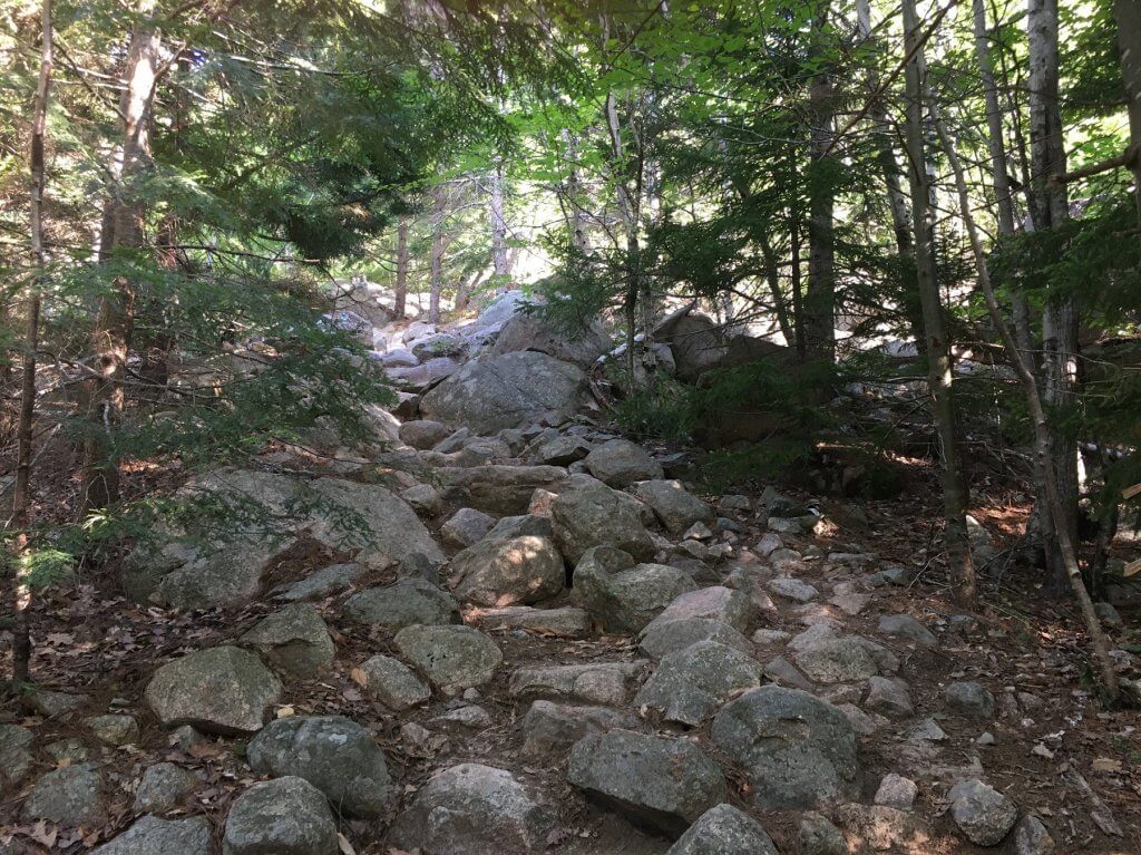 rocky trail