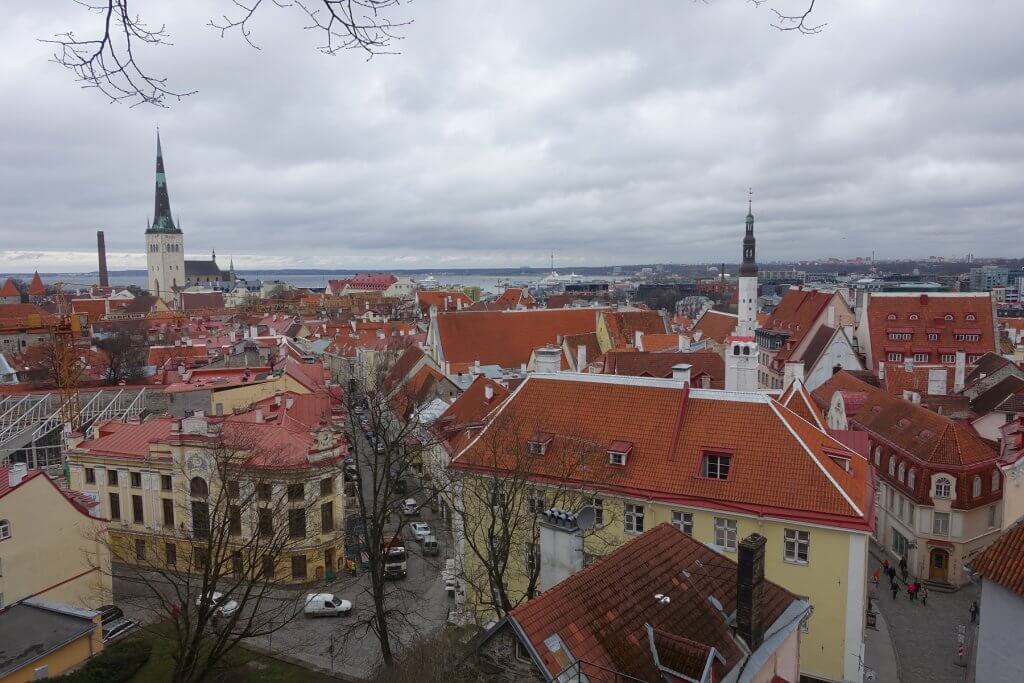 Red tile rooftops