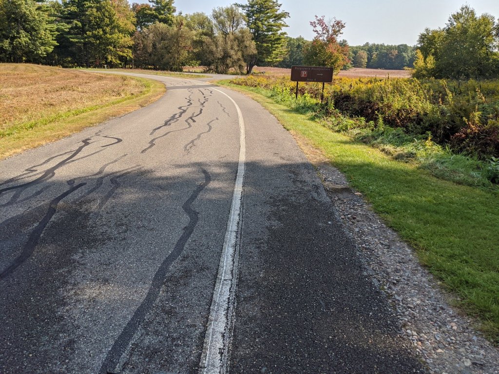 road with bike path