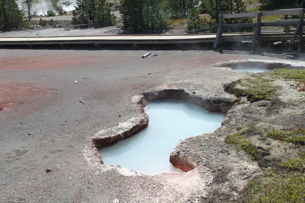 hot water pools in ground