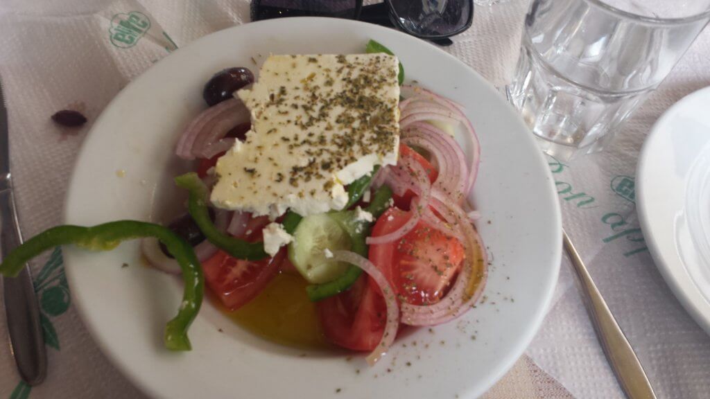 plate of vegetables and cheese