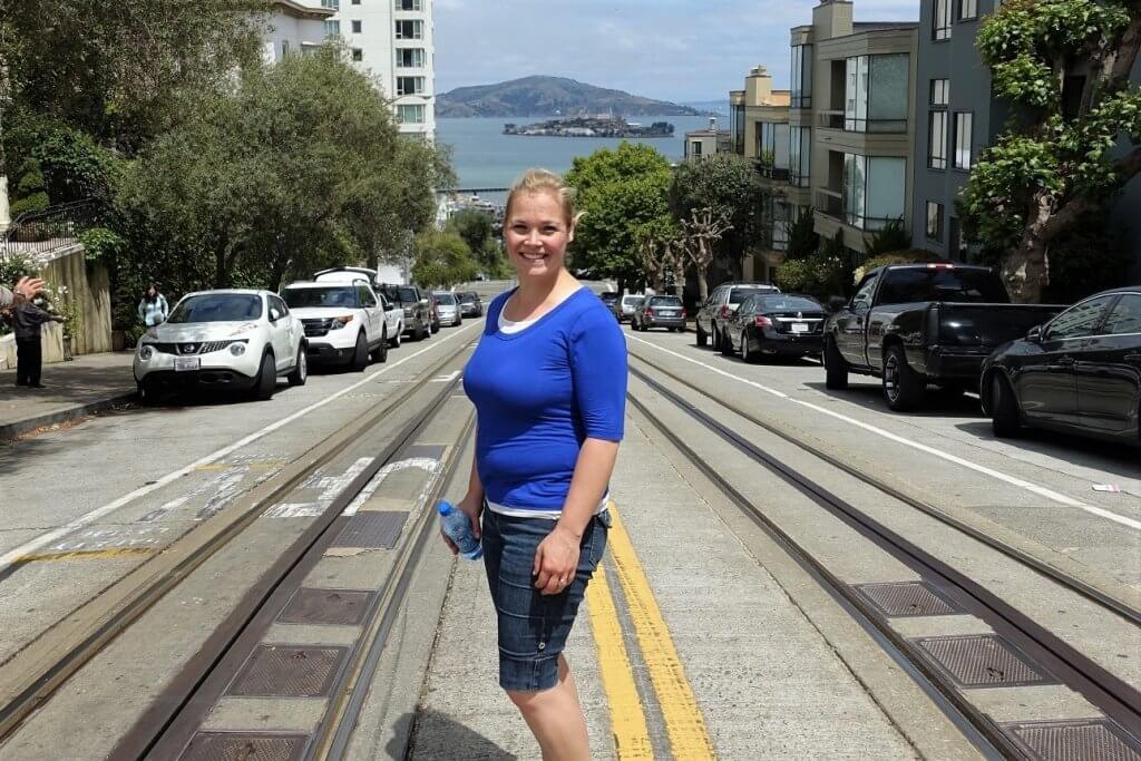 woman on street