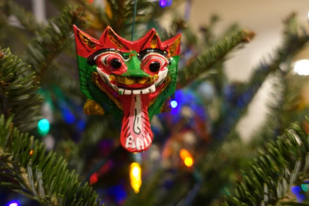 dragon mask ornament