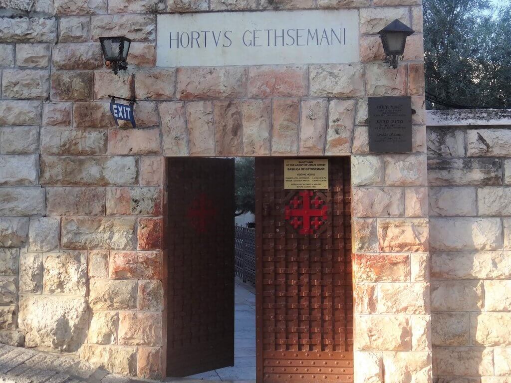 gate in a stone wall