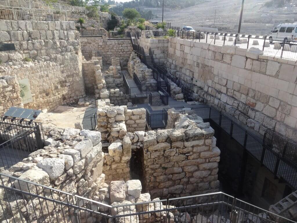 old stone structures with stairs