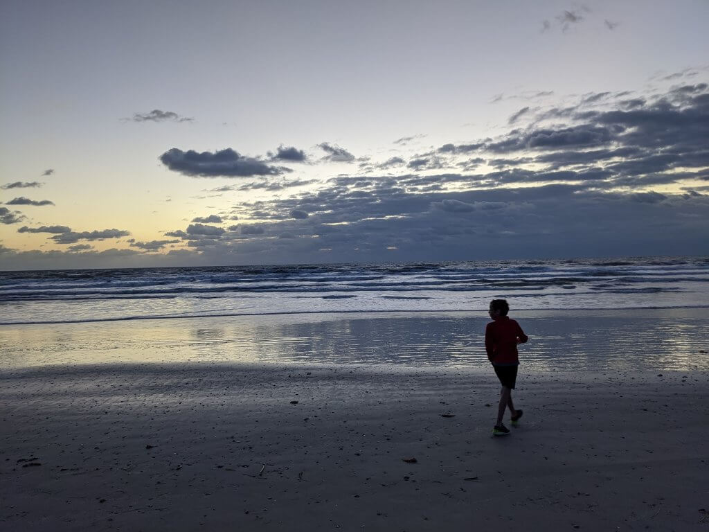 boy on the beach