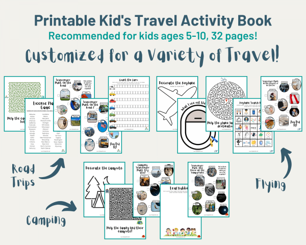 activity book pages