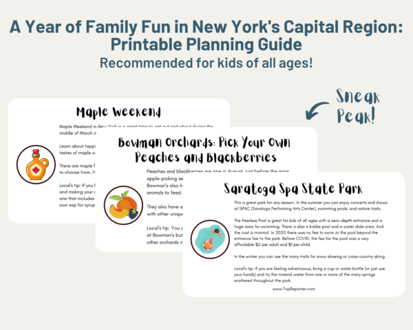 Bundle: A Year of Family Fun in New York's Capital Region Planning Guide + Kid's Activity Book - Image 4