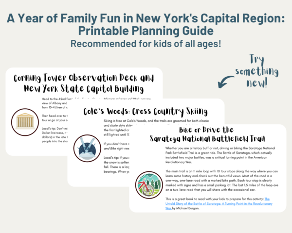 Bundle: A Year of Family Fun in New York's Capital Region Planning Guide + Kid's Activity Book - Image 5