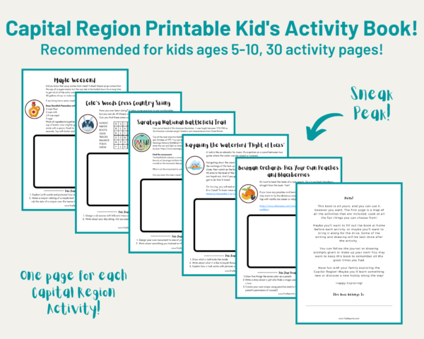 Bundle: A Year of Family Fun in New York's Capital Region Planning Guide + Kid's Activity Book - Image 6