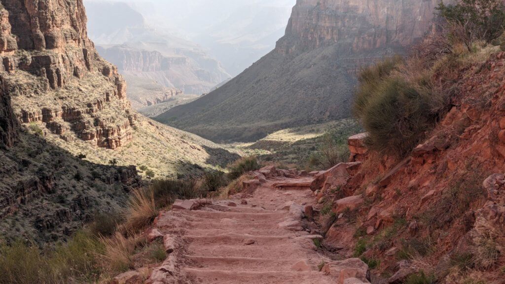 trail leading to valley