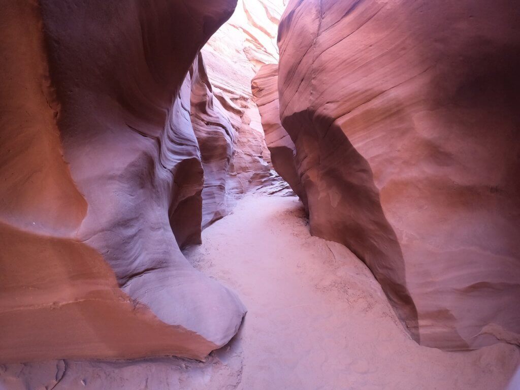 narrow wavy canyon