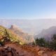 rocky trail into canyon