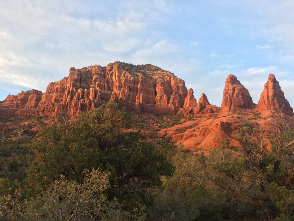 red rock mountians